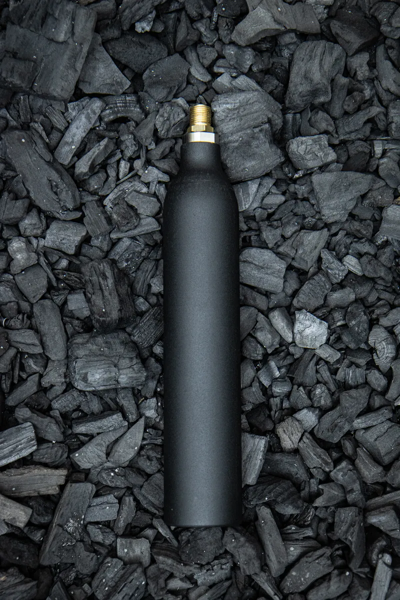 The ∆P refillable nitrogen cartridge