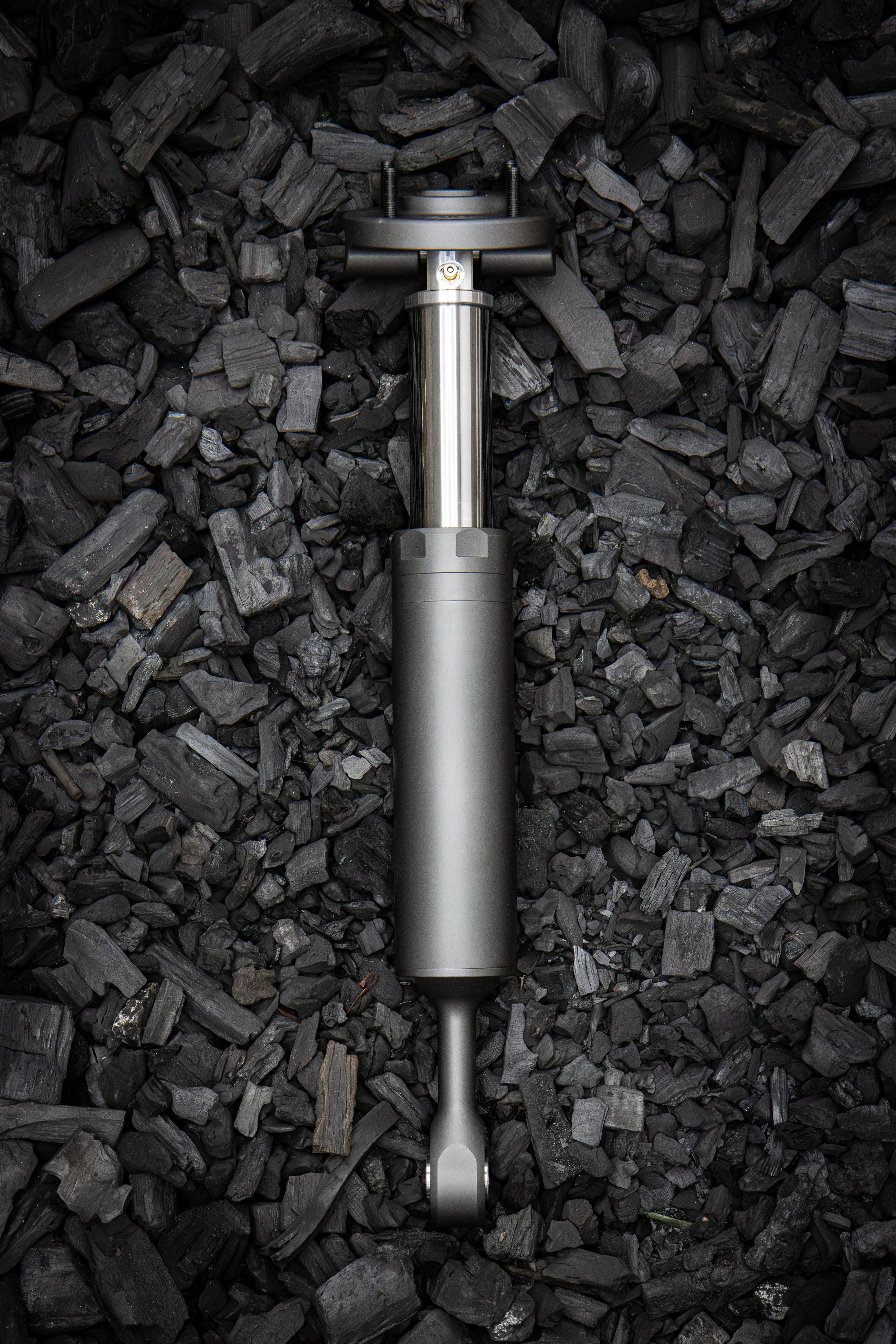 Nimbus suspension detail showing aerospace-grade construction